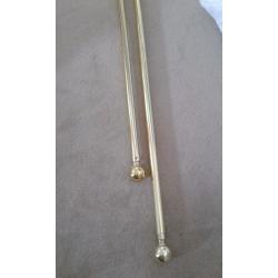 BRASS CURTAIN POLES