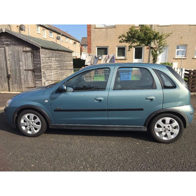 Vauxhall Corsa sxi 1.2 petrol, 55 plate, 5 door.