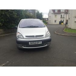 CHEAP CHEAP CITROEN XSARA PICASSO 2.0 HDI (diesel) --- LOW MIL 79K -- GOOD CONDITION-- ONE YEAR MOT