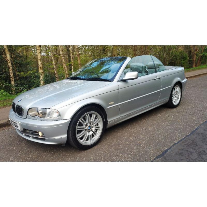 2001 BMW 330 CI CONVERTIBLE 109,000 MILES NEW MOT LOTS OF MONEY SPENT ON CAR STUNNING EXAMPLE