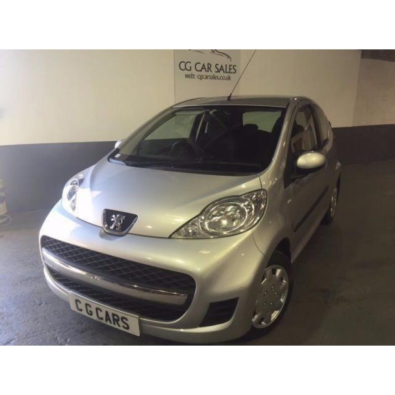 2009 Peugeot 107 Urban 1l Manual Petrol Hatchback in Silver. MOT June 2017