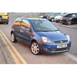 58 PLATE FORD FIESTA ZETEC 1.2, VERY LOW MILEAGE***3 MONTHS WARRANTY AND BREAKDOWN COVER***LONG MOT