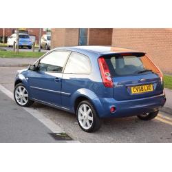 58 PLATE FORD FIESTA ZETEC 1.2, VERY LOW MILEAGE***3 MONTHS WARRANTY AND BREAKDOWN COVER***LONG MOT