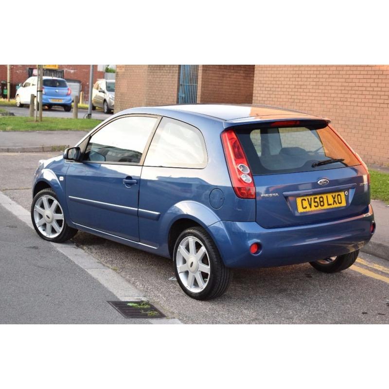 58 PLATE FORD FIESTA ZETEC 1.2, VERY LOW MILEAGE***3 MONTHS WARRANTY AND BREAKDOWN COVER***LONG MOT