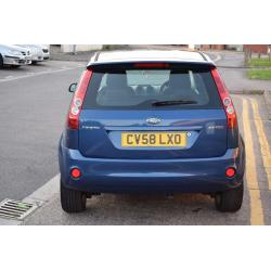 58 PLATE FORD FIESTA ZETEC 1.2, VERY LOW MILEAGE***3 MONTHS WARRANTY AND BREAKDOWN COVER***LONG MOT