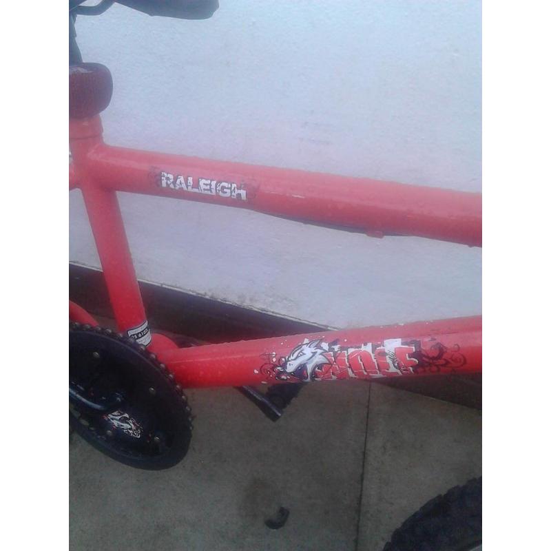 bmx raleigh wolf 20inch