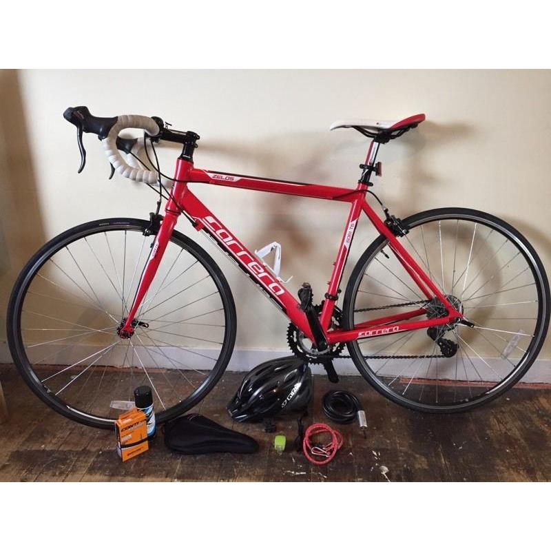 Carrera Zelos Red 51cm Frame and accessories