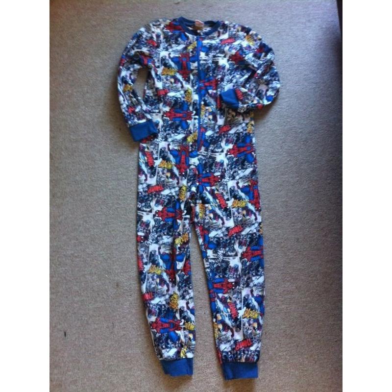 Spiderman size 8-9 onsie boys