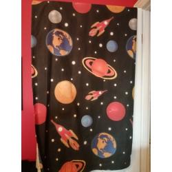 Space-themed curtains (VGC)